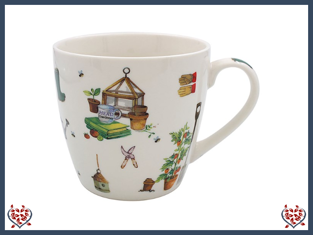 GREEN FINGERS GARDEN BREAKFAST MUG | Mugs