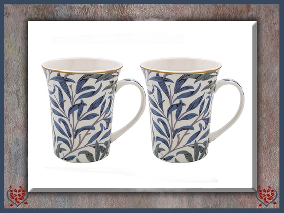 WILLIAM MORRIS WILLOW BOUGH SET OF 2 MUGS | Mugs