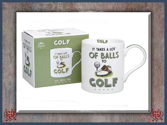 CHEEKY SPORT MUG ~ GOLF | Mugs