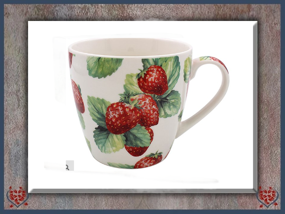 STRAWBERRY FIELD BREAKFAST MUG | Mugs