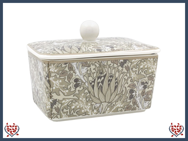 WILLIAM MORRIS ARTICHOKE BUTTER DISH | China & Ceramics