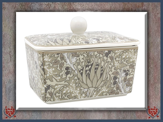 WILLIAM MORRIS ARTICHOKE BUTTER DISH | China & Ceramics
