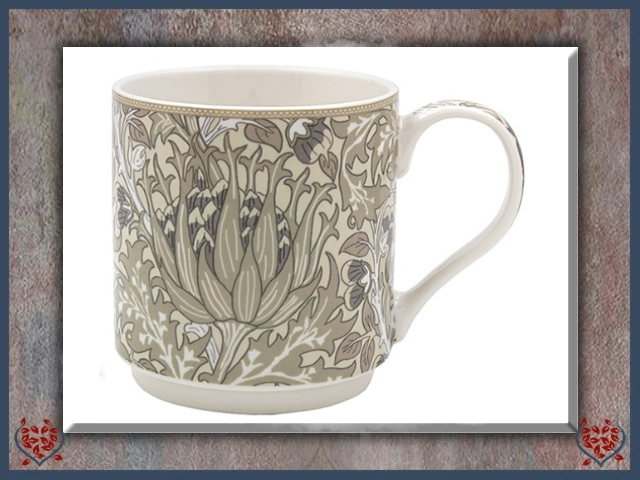 WILLIAM MORRIS ARTICHOKE STACKING MUG SET OF 4 | Mugs