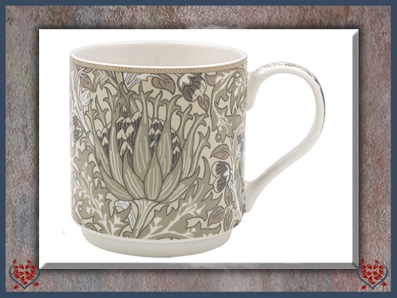 WILLIAM MORRIS ARTICHOKE STACKING MUG SET OF 4 | Mugs