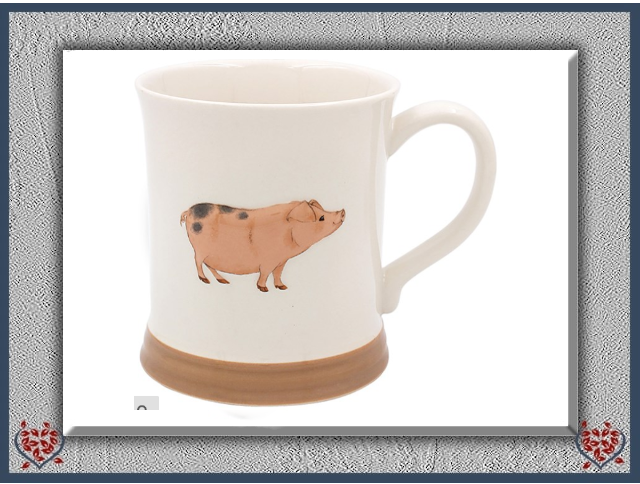 COUNTRY LIFE PIG MUG | China & Ceramics