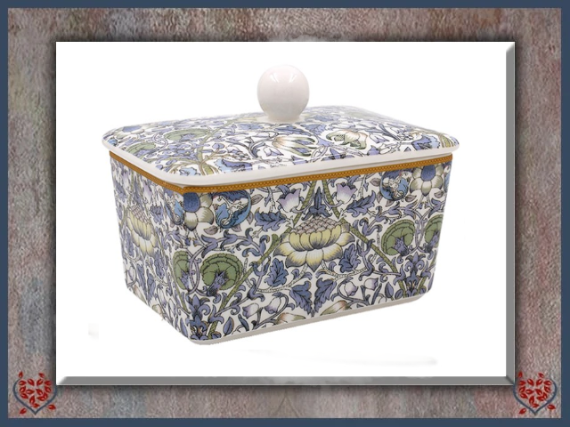 WILLIAM MORRIS LODDEN BUTTER DISH | China & Ceramics