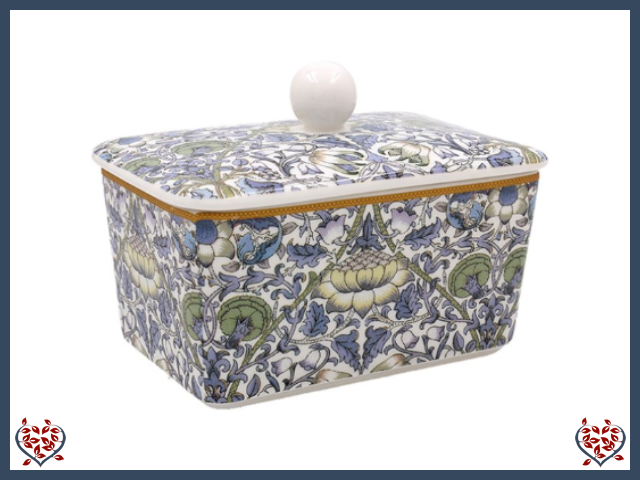 WILLIAM MORRIS LODDEN BUTTER DISH | China & Ceramics