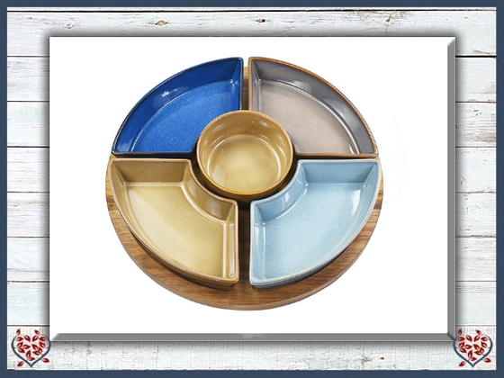 ELEMENTS HORS D'OEUVRES TRAY ROUND | Kitchenware