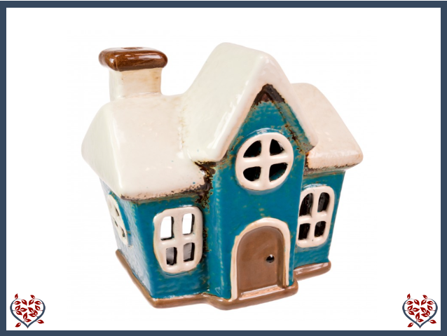 CERAMIC TEALIGHT COTTAGE | Ceramic