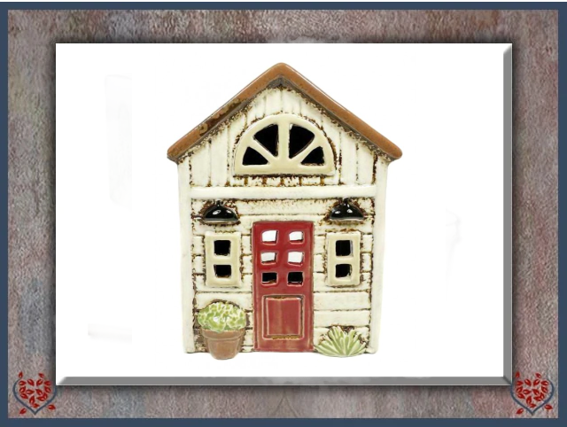 CERAMIC SHED TEALIGHT  | Ceramic