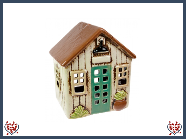 CERAMIC SHED TEALIGHT  | Ceramic