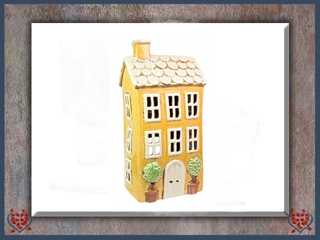 CERAMIC HOUSE TEALIGHT | Ceramic - Paul Martyn Interiors