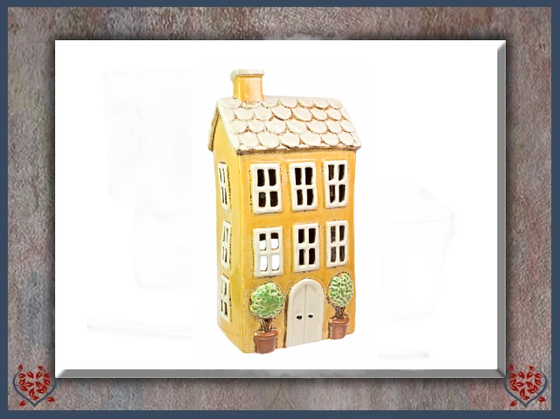 CERAMIC HOUSE TEALIGHT | Ceramic - Paul Martyn Interiors