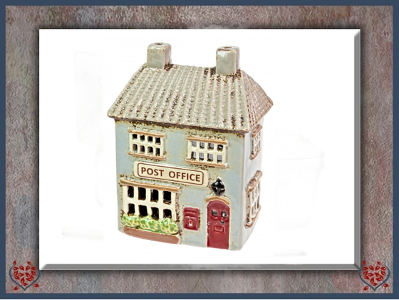 CERAMIC POST OFFICE TEALIGHT | Ceramic - Paul Martyn Interiors