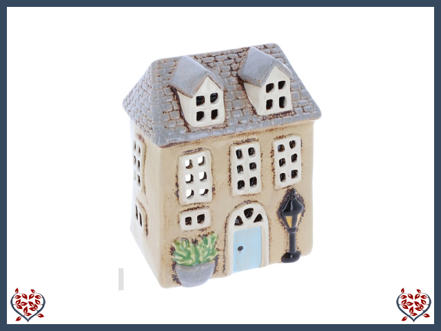 CERAMIC TEALIGHT VILLAGE POTTERY GARDEN HOUSE | Ceramic