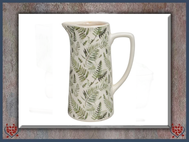 FERN PATTERN JUG | Mugs - Paul Martyn Interiors