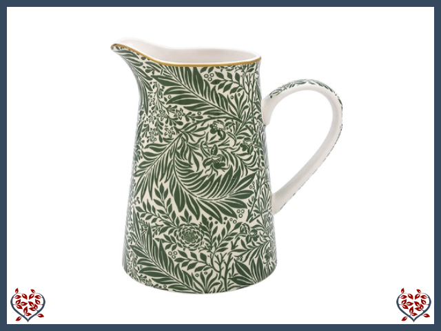 WILLIAM MORRIS LARKSPUR LEAVES JUG MEDIUM | Mugs