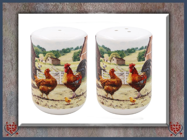 COCKEREL & HEN SALT & PEPPER | China & Ceramics