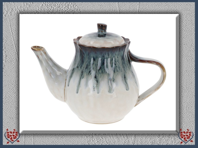 REACTIVE GLAZE BLUE TEAPOT | Mugs
