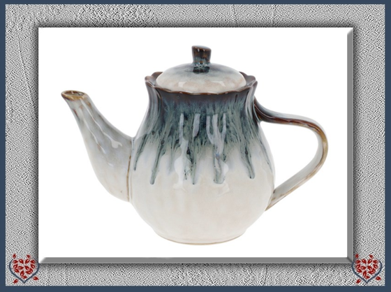 REACTIVE GLAZE BLUE TEAPOT | Mugs