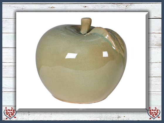 CERAMIC APPLE ORNAMENT | China & Ceramics