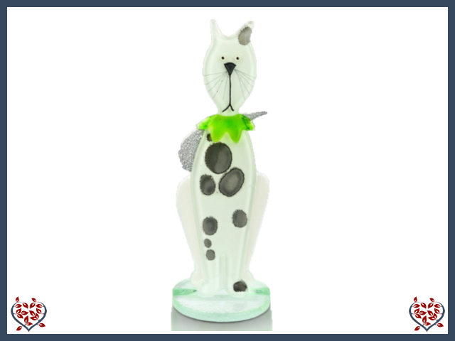 KITTEN ~ GREEN (SMALL) | Nobile Glass Animal