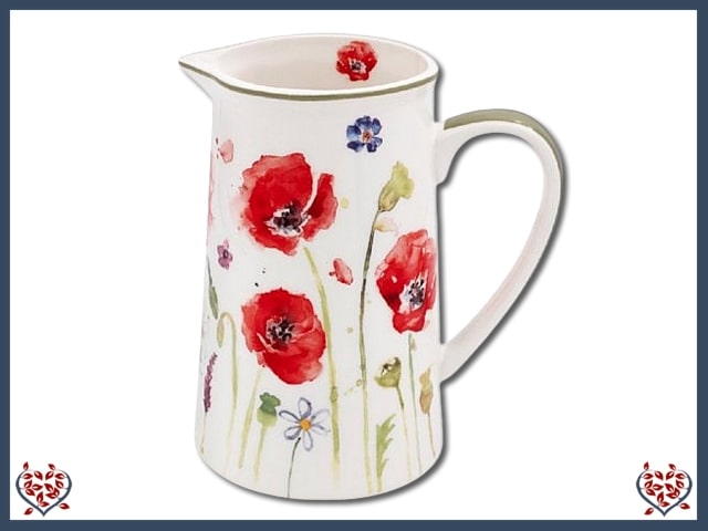 POPPY FIELD JUG | China & Ceramics