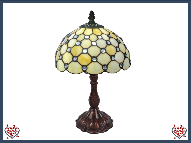 CREAM JEWELLED ~ TABLE LAMP | Lighting