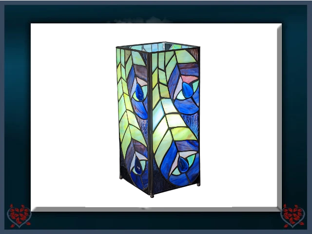 PEACOCK ~ SQUARE LAMP | Lighting