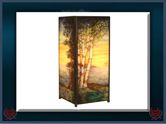 SEASIDE SUNSET ~ SQUARE LAMP | Lighting