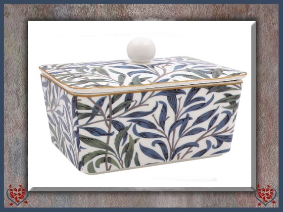 WILLOW BOUGH BUTTER DISH | China & Ceramics