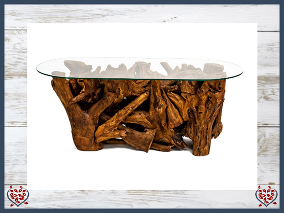 OVAL COFFEE TABLE ~ WOODLAND COLLECTION