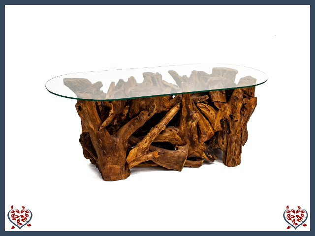 OVAL COFFEE TABLE ~ WOODLAND COLLECTION