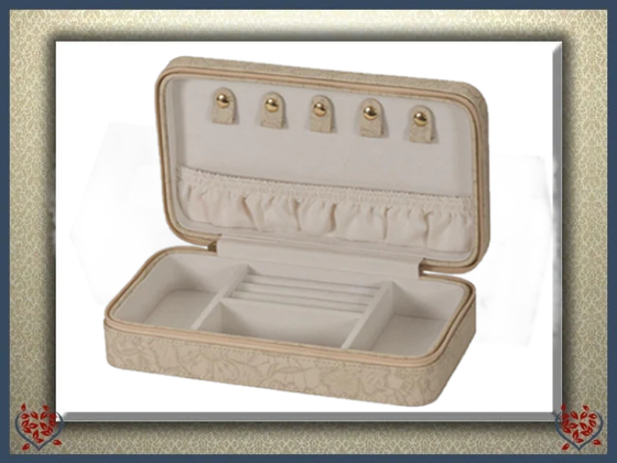 TABATHA GOLD-TONE TRAVEL JEWELLERY BOX | Jewellery Boxes