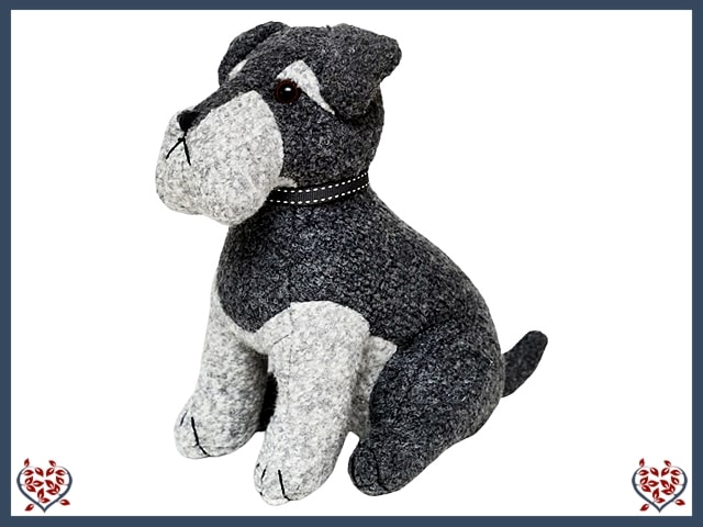 SUGAR BEAR SCHNAUZER DOORSTOP | Doorstops & Draught Excluders