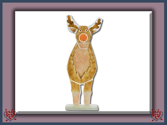 RUDOLF THE RED NOSED REINDEER | D&J Glassware