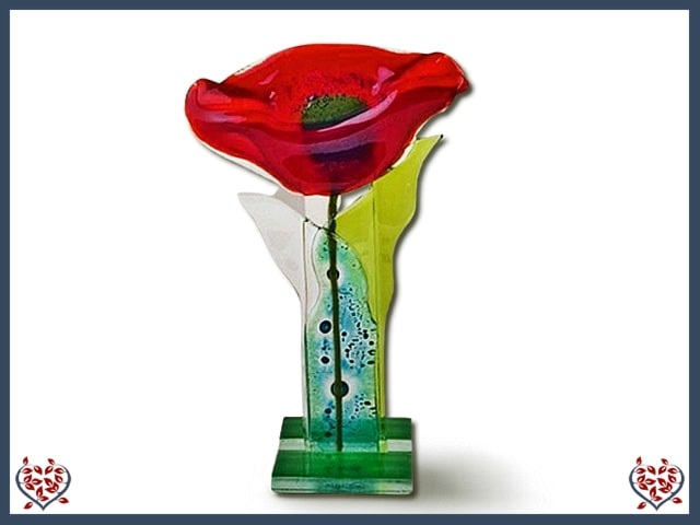 FLOWER (RED) | Nobile Glass