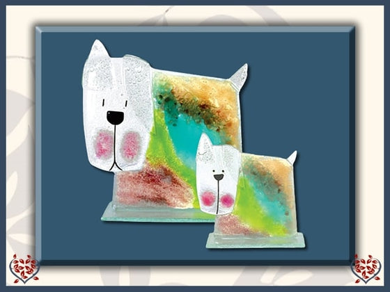 DOG ~ LARGE (MULTICOLOUR) | Nobile Glass Animal