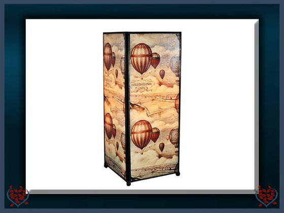 HOT AIR BALLOON ~ SQUARE LAMP | Lighting