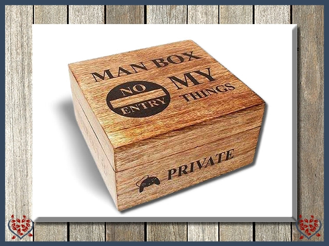 MAN CAVE BOX | Wooden Boxes & Bowls