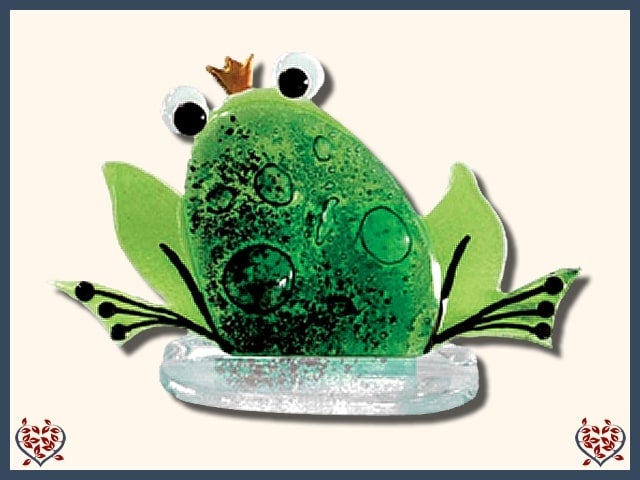 FROG ~ SMALL (GREEN) | Nobile Glass Animal