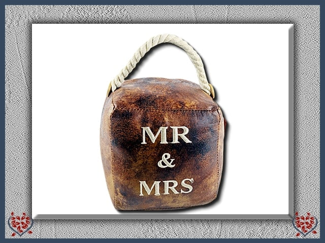 DOORSTOP ~ MR & MRS | Door Stops & Draught Excluders