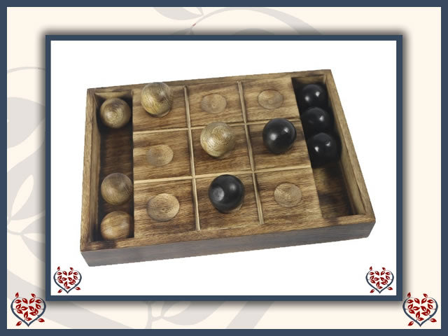 TIC TAC TOE ~ MANGO WOOD | Traditional Games