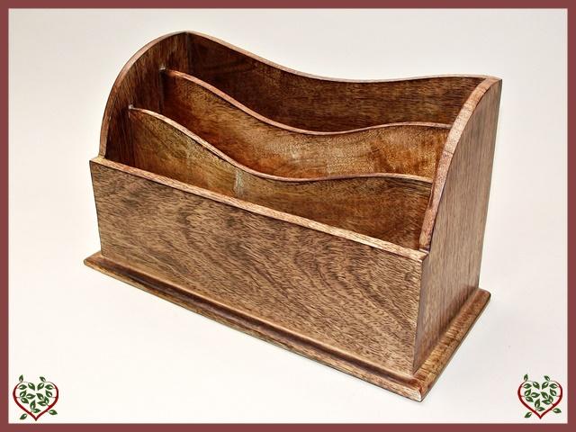 WOODEN LETTER RACK | Wooden Home Accessories - Paul Martyn Interiors