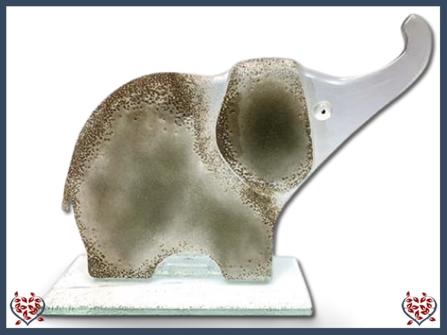 ELEPHANT (GREY) | Nobile Glass Animal