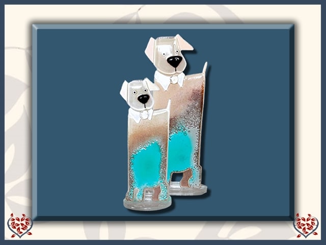 DOG ~ LARGE (OCEAN BLUE) | Nobile Glass Animals