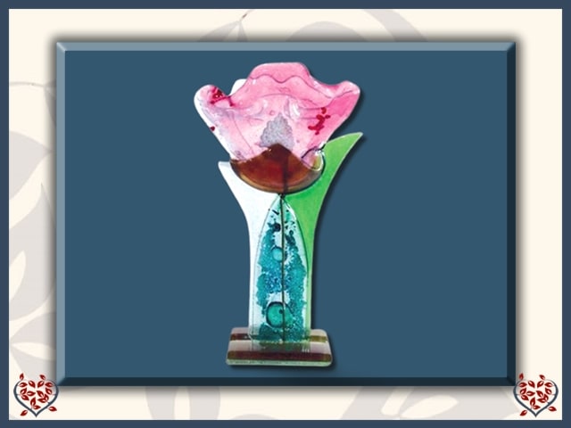 FLOWER (PINK) | Nobile Glass Animal
