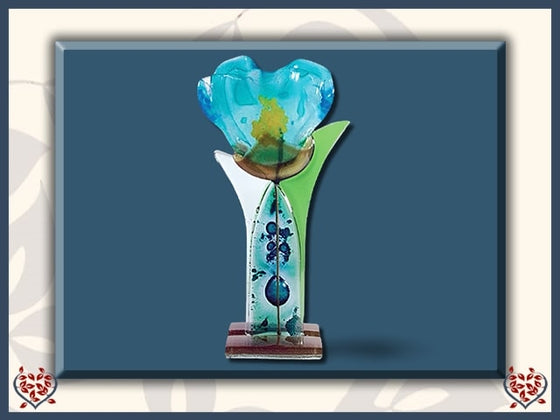 FLOWER (TEAL) | Nobile Glass Animal