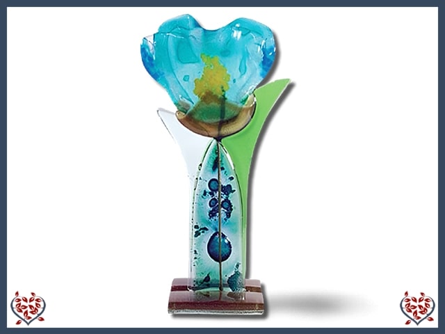FLOWER (TEAL) | Nobile Glass Animal