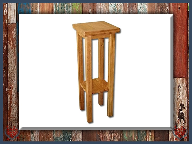 MATLOCK COLLECTION ~ TALL PLANT STAND (OAK) | Occasional Furniture